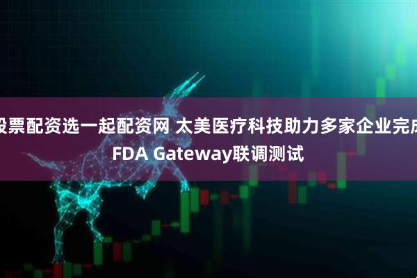 股票配资选一起配资网 太美医疗科技助力多家企业完成FDA Gateway联调测试
